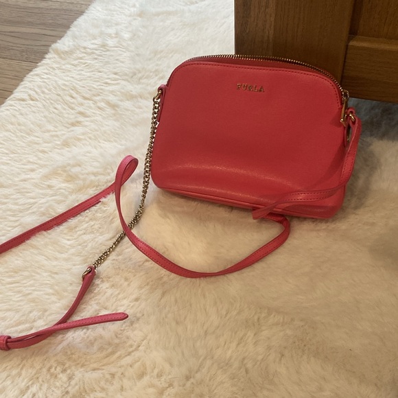 Furla Pink Crossbody Bag with Gold Hardware - Picture 5 of 5